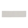 Bandeau de sport en coton unicolore simple pour femmes, elastique souple et absorbant. - Gris clair