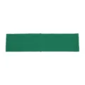Détail de bandeau de sport élastique vert en coton avec texture tricotée douce et extensible. - Vert Herbe