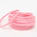 Weiches rosa Nylon elastisches Baby Stirnband DIY Haaraccessoires für süße Kinder. - Rosa