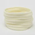 Baby nylon headbands elastic seamless hair ties soft DIY newborn infant hair accessories - Cream