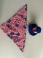 Set costume oca Giorno dell'Indipendenza, bandana bandiera americana e mini cilindro per decorazioni - Set cilindro e bandana 2