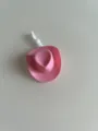 Mini cappello da cowboy in plastica rosa accessorio statuetta per decorazione anatra - Laccio sottogola bianco / Rosa