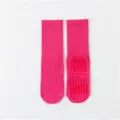 Rosa rutschfeste Yogasocken für Damen, atmungsaktive Sportsocken für Fitness und Pilates. - Damen 35-39 / Rosé