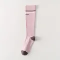 Rosa Athletische Kompression Kniestrümpfe für Laufen Fitness Sport Damenbekleidung - Einheitsgröße / Rosa