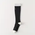 Calcetines de compresión negros para mujer, medias deportivas elásticas para fitness y running. - Talla única / Negro