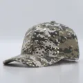 Modieuze camouflage honkbalpet voor dames met metalen studs punk streetwear hoed. - Verstelbaar / Grijs-Groen Camo - Ronde Klinknagels
