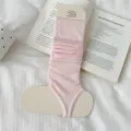 Pink ballet stirrup socks, lightweight summer leg warmers for women, stylish and slender fit. - Women's 35-39 / Pink