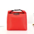 Borsa termica rossa borsa pranzo portatile e impermeabile per il picnic ufficio scuola - Rosso