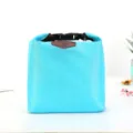 Borsa termica porta pranzo portatile per picnic all'aperto viaggio impermeabile conservazione blu - Azzurro