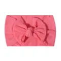 Ultra-weiches und hochelastisches Baby-Stirnband aus Nylon mit einer großen rosa Schleife - Rosa