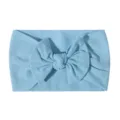 Weiches hellblaues Nylon-Schleifen-Stirnband für Babys mit hoher Elastizität und Komfort - Hellblau