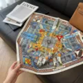 Luxe 70cm nep zijde vierkante sjaal vintage architectuur koets print vrouwen halsdoek - 13-70-115-1
