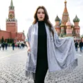 Elegant long velvet tassel shawl scarf for women, bohemian style vintage evening wrap. - Gray