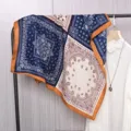 Ρετρο τετραγωνο μαντιλι με μοτιβο paisley για γυναικες, ζεστο χειμερινο αξεσουαρ. - 70SR-13-5