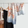 Eleganter Maulbeerseide Langschal mit Blumenmuster und Farbverlauf Damen Tuch Stil. - Stil 5