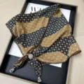 Vintage floral print triangle scarf with beaded tassel lace edge breathable head wrap - Lettuce Edge Multifunctional Triangle Scarf - 33