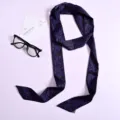 Chic foulard sottile stampato in seta da donna elegante nastro per borsa moda - Stile Stampato (PL251008-5*190-14)