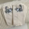 Cute 3D cat mid-tube socks for women, funny grey kitten knit hosiery with plush pom pom balls. - Women's Size 35-39 / Nude
