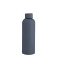 Matte grey 304 stainless steel insulated sports water bottle with a portable leak-proof cap - 500ml / Advanced Gray