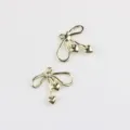 Gold alloy bow heart charms pendants for DIY necklace bracelet earrings jewelry making. - 20 Pieces Set / Gold