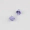 Detail view of cute mini purple umbrella alloy charms, perfect for DIY jewelry crafting. - Purple