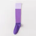 Calcetines deportivos de compresión morados para mujer, largos y transpirables para fitness. - Talla única / Púrpura