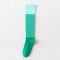 Calcetines deportivos de compresión para mujer verde degradado transpirable fitness - Talla única / Verde