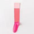 Calcetines largos deportivos de compresión bloque de color rosa para fitness mujer - Talla única / Rosa