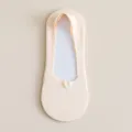 Atmungsaktive Eisseide Füßlinge Variante, ultraflache unsichtbare Socken mit Anti-Rutsch-Design. - Einheitsgröße / Hautfarben