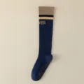 7A antibakterielle Kompressionsstrümpfe Kniestrümpfe Sport Fitness Yoga Socken Blau - Einheitsgröße / Marineblau