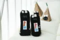 Verdickte japanische Korallenvlies-Bodensocken süße 3D Cartoon Katze Stickerei warme Wintersocken - Erwachsene / Ohne Box / Schwarze Katze