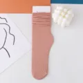 Damen Samt Stulpen Socken atmungsaktiv dünn Sommer rosa Wadenstrümpfe bequem Alltagskleidung - Größe 35-42 / Lotusrosa