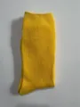 Damen Fluoreszierend Gelb Gerippte Baumwolle Mittlere Socken Freizeitsocken Sport - Einheitsgröße / Leuchtgelb