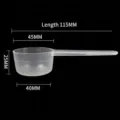 Transparenter 30-ml-Messlöffel aus Kunststoff für Milchpulver mit 115 mm Längenmaß - 15g 30ml mit Skala