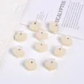 Elegant set of 10 small heart-shaped pearl hair claw clips for versatile styling - Heart Style / 10 Pieces/Pack