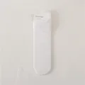Chaussettes unies blanches style casual stack femmes fines quotidiennes de base variante SKU - Taille unique / Bord Roulé / Blanc