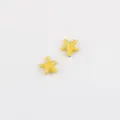 Ciondolo stella marina smaltato giallo, dettaglio accessorio gioielli fai da te. - 20 Pezzi/Confezione / Giallo