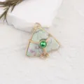 Exquisite Chinese style traditional Song brocade zongzi pendant detail presentation - Green-Purple