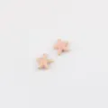 Dettaglio ciondolo stella marina rosa, finitura olio liscia per creazione gioielli fai. - 20 Pezzi/Confezione / Rosa