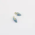 Mini pendentif coquillage en alliage pour bracelet collier DIY accessoires de bijoux. - Bleu