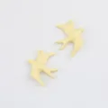 Gelegeerde gelakte zwaluw hangers in lichtgeel, perfect voor DIY kettingen, armbanden en oorbellen. - Geel