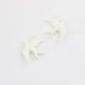 Witte legering zwaluw vogel bedels hangers voor DIY handgemaakte kettingen armbanden sieraden. - Wit