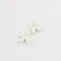 White balloon dog alloy charm detail, mini DIY pendant for handmade bracelets and necklaces. - White