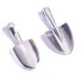 Silver alloy shovel pendant charm for DIY handmade necklace keychain jewelry accessories - 30x15mm (1 Piece) / Antique Silver