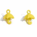 Yellow umbrella enamel charm pendant for DIY handmade necklace bracelet jewelry making accessories - Mini Umbrella Charm (A9-432) / 14*11mm / Yellow