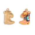 Emaillierter Western Cowboy Stiefel Hut Legierung DIY Anhänger Halskette Schmuck Zubehör - Kleine Größe (24*15mm) / Farbe 1 (A9-121)