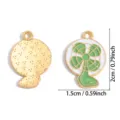 Retro Elektroventilator Emailliertes Metall Charm DIY Schmuck Anhänger Größe 2x1.5cm - Grüner Elektrischer Ventilator Stil (A9-153) / 1 Stück (20*15mm)