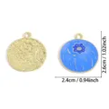 Enamel Blueberry Charm Alloy DIY Jewelry Pendant Necklace Keychain Accessory 2.4x2.6cm - Blueberry (A9-147)