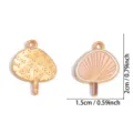 DIY Legierung Emaillierte Fächer Anhänger für Halskette Schlüsselanhänger 1.5x2cm. - Rosa Retro Ventilator Stil (A9-155)