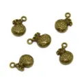 Antikbronze Gelbbeutel Anhänger Legierung DIY Schmuck Zubehör für Armband Halskette Schlüsselanhänger - 16*10mm / Antikbronze